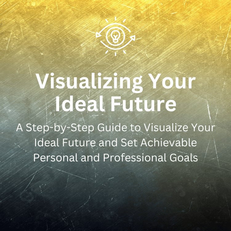 Person reflecting on future goals and aspirations, visualizing success.